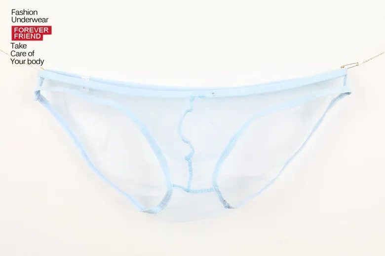 New See-through Fine Mesh Low Waisted Shorts