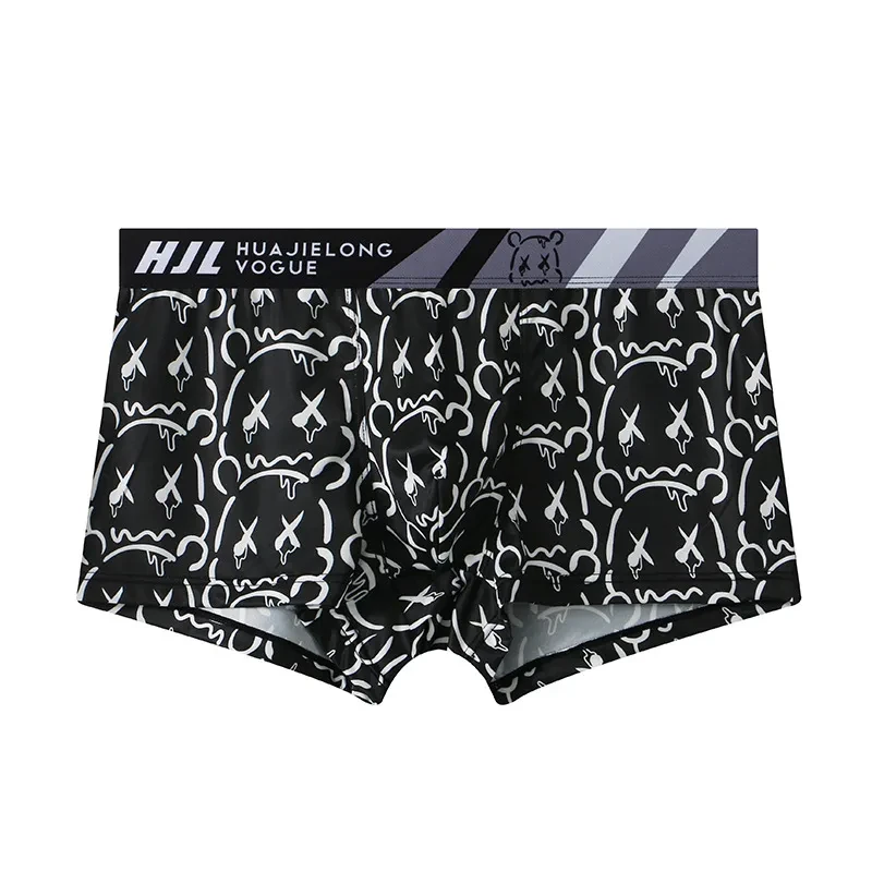 Men's Multi-color Printing Slim Fit Breathable Boxers