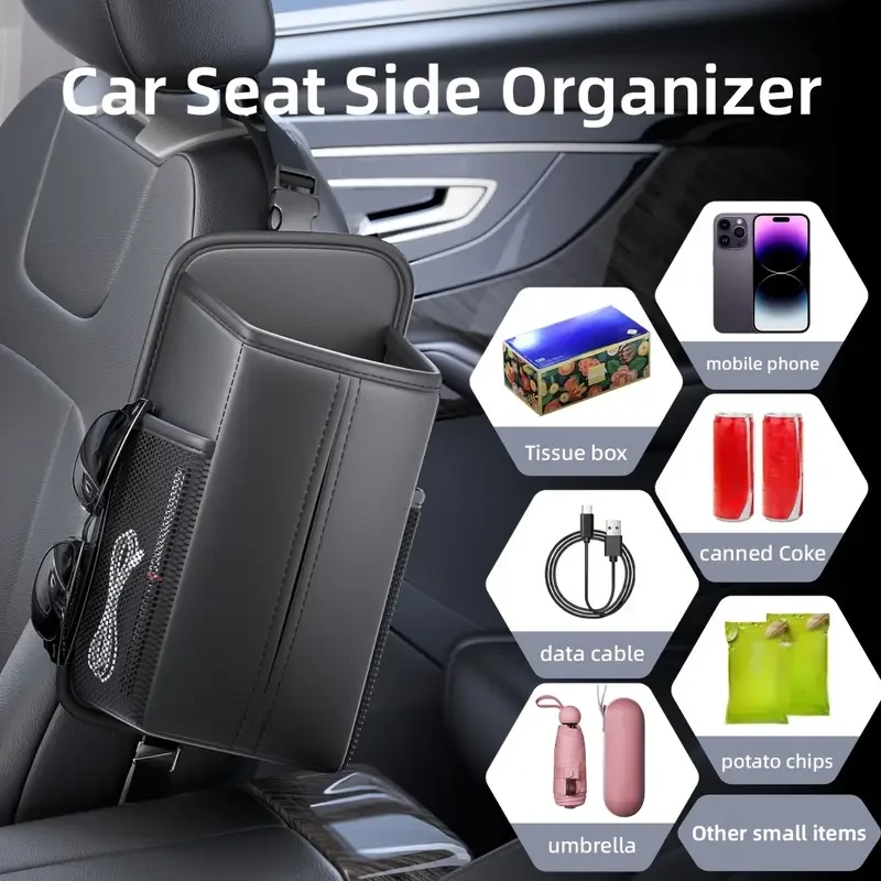 Car Seat Side Tissue Bag Storage Bag