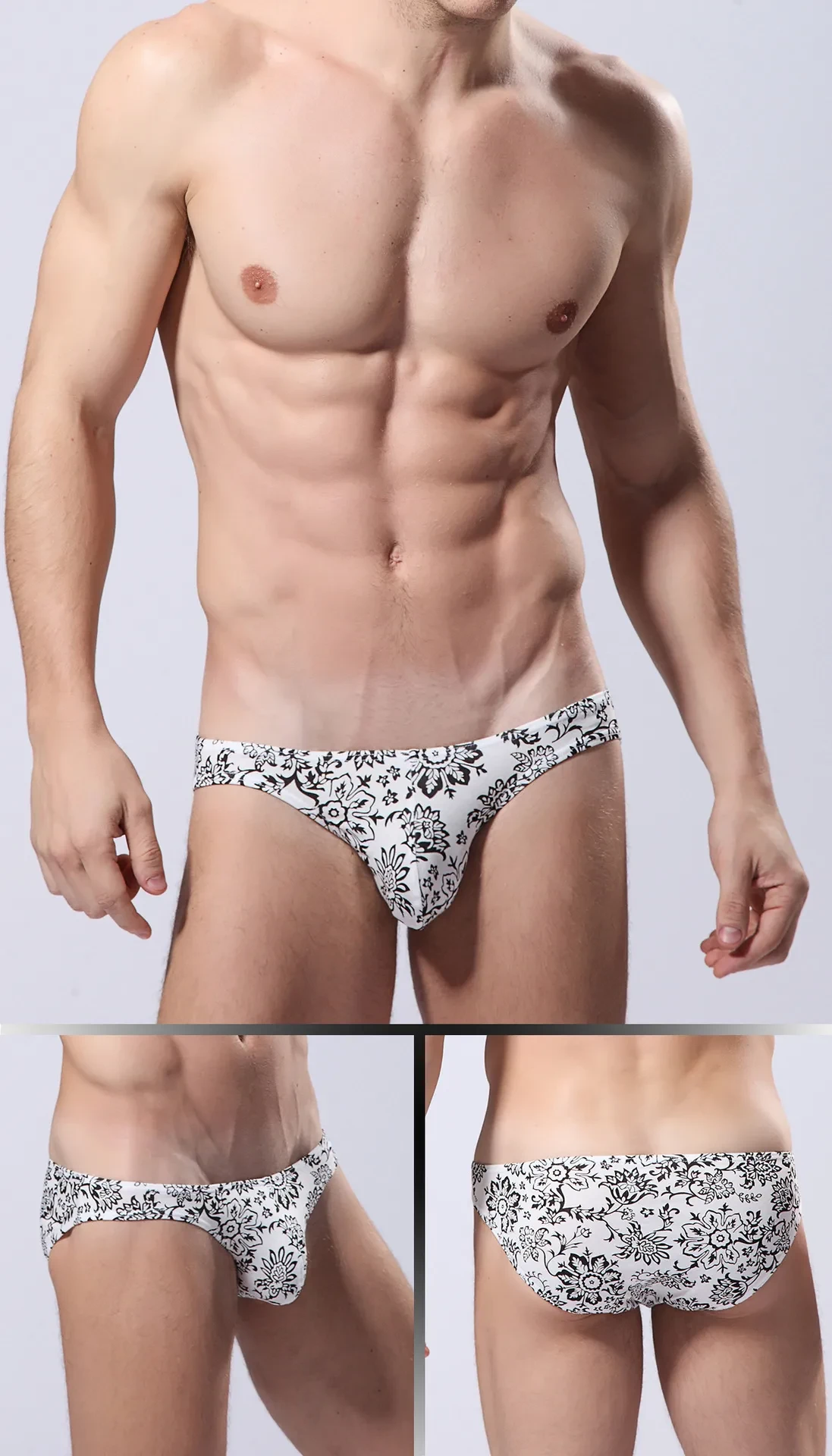 Men's Low Waist Panties Cartoon Printing Brand New