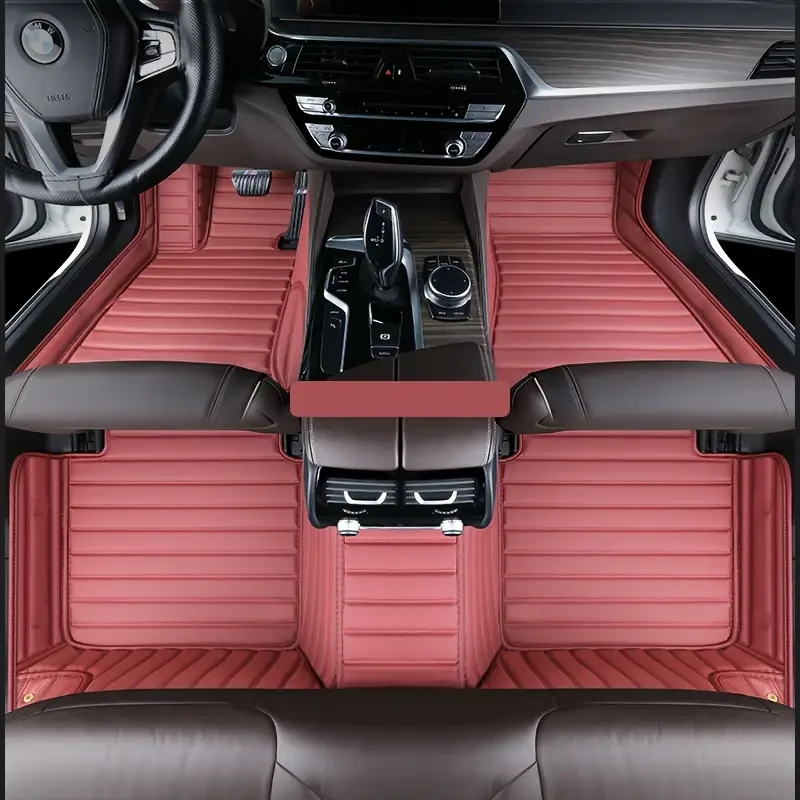 Luxury Faux Leather Car Mats for Audi A7 2012-2018