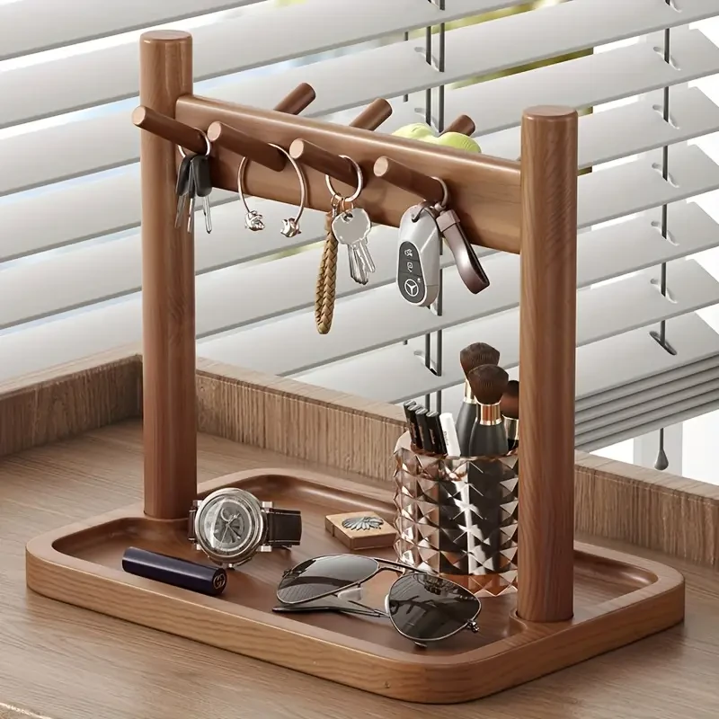Modern Wooden Key Holder Rack