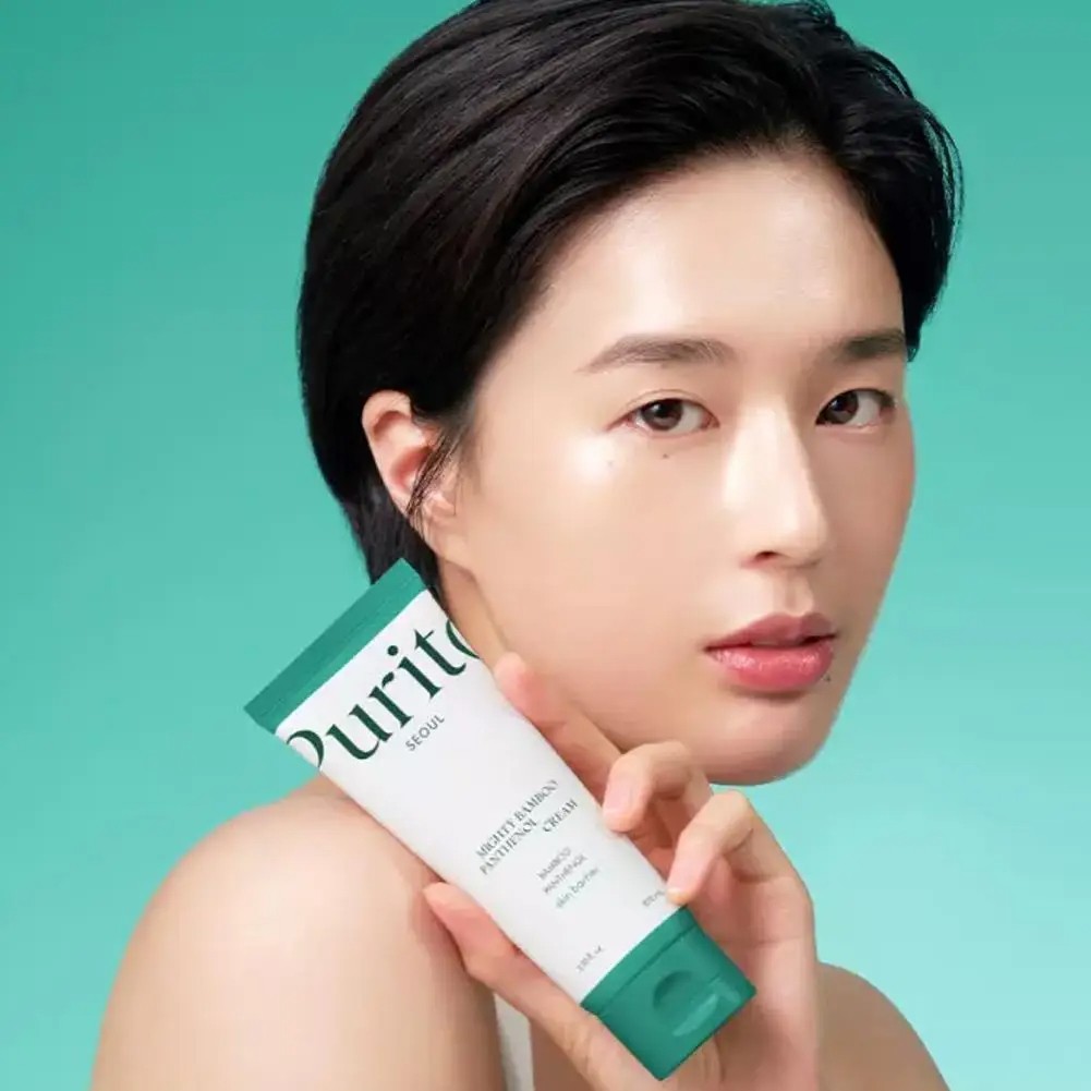 Purito Cream Bamboo Extract Panthenol - Intensive Moisturizing, Repairing, Revitalizing, and Soothing