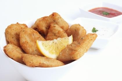 Fish Bite Pollock Alaskan Dust
