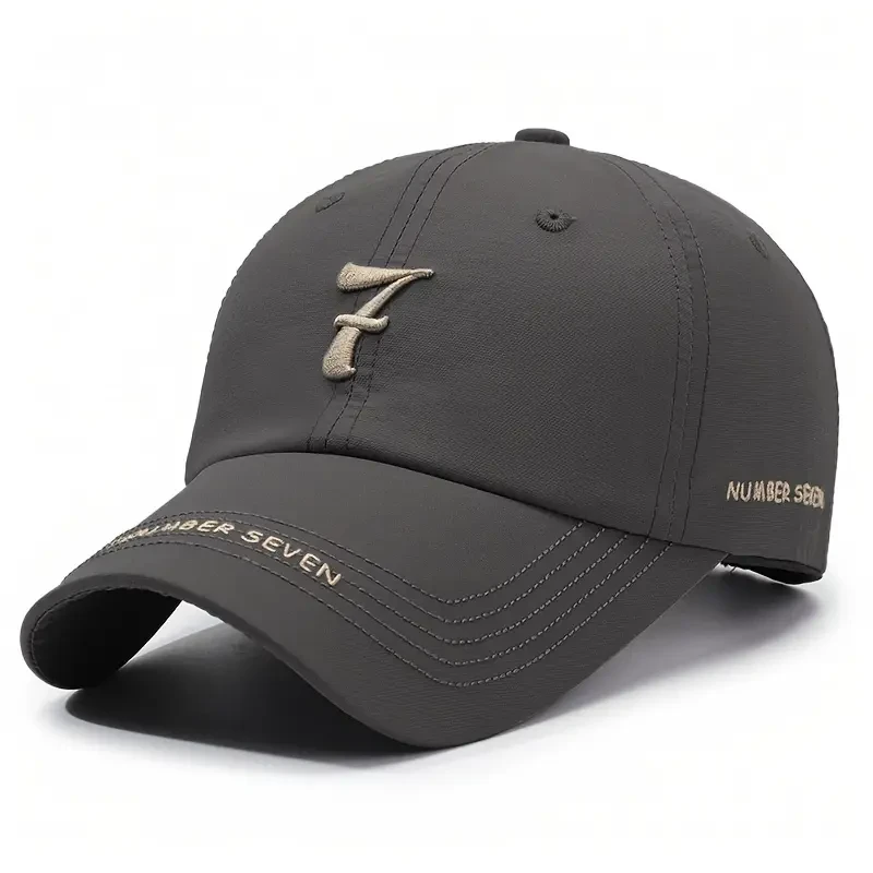 Mens Breathable Baseball Cap Quick-Dry Sun Hat