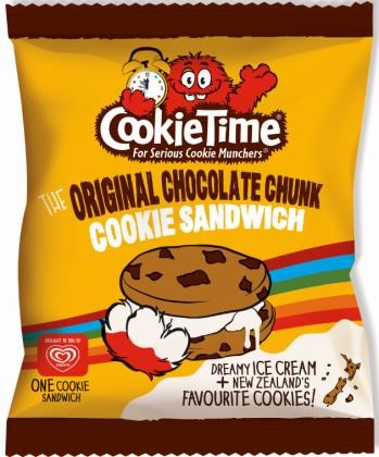 Cookie Time Ice Cream Sandwich Original Chocolate Chunk
