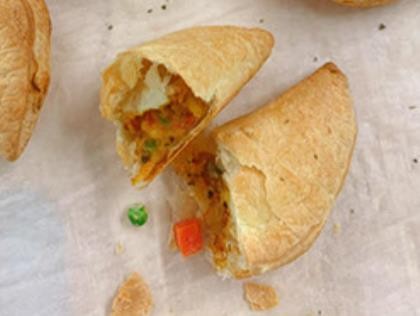 Pastry Flaky Vegetarian Vegan Roll