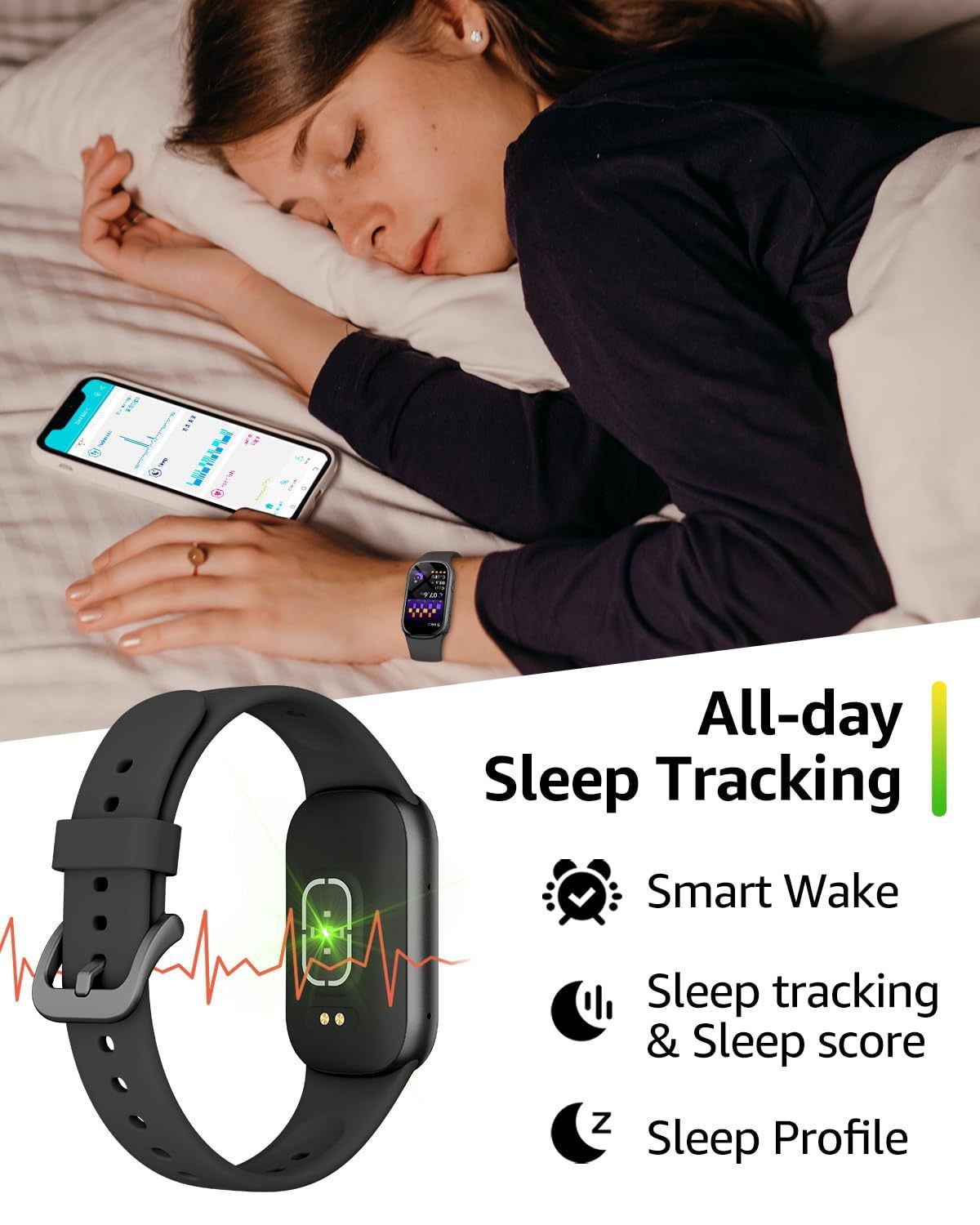 Smart Watch Heart Rate Blood Pressure Bluetooth Calling Sports Bracelet