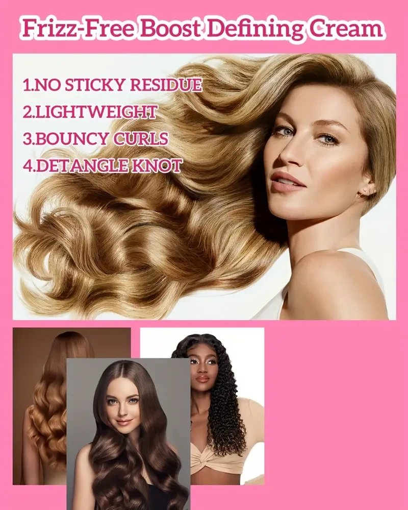 PERFECT LINK 100ml Curling Jelly - No-Rinse, 3-in-1 Styling Gel