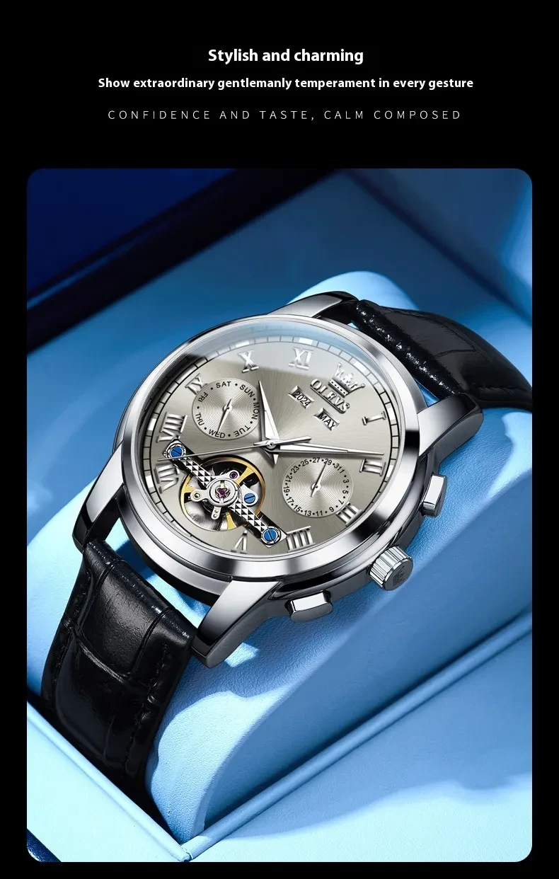 Waterproof Luminous Multifunctional Automatic Mechanical Watch