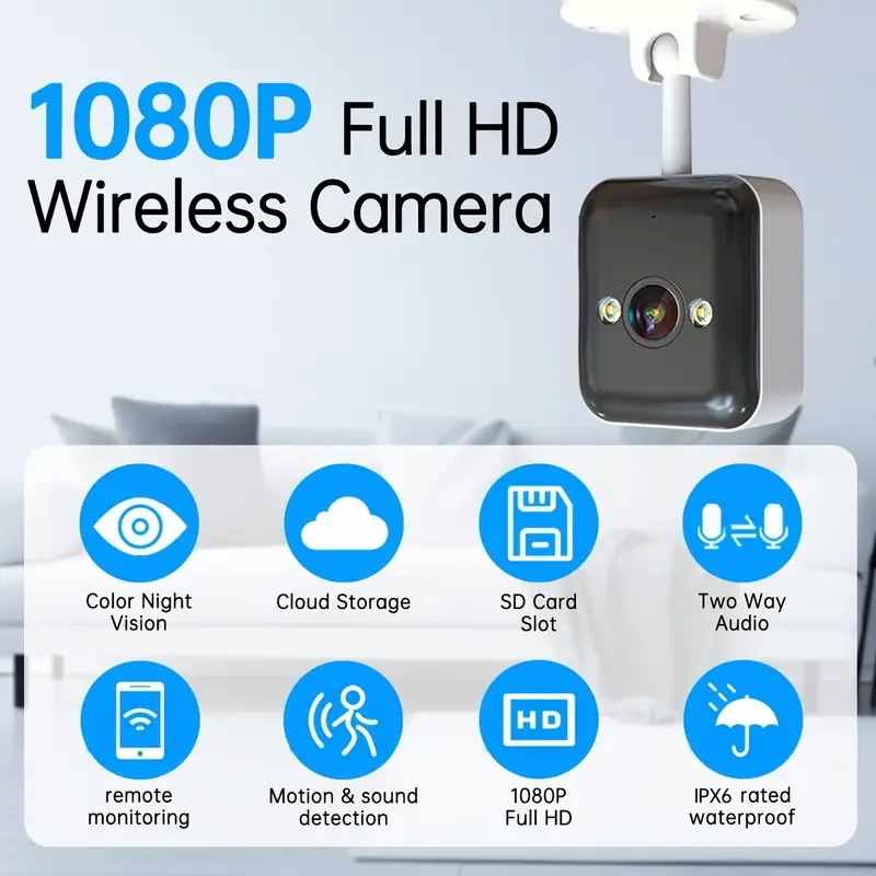 1080P Full HD Wireless Surveillance Camera