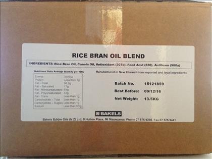 Oil Rice Bran Blended