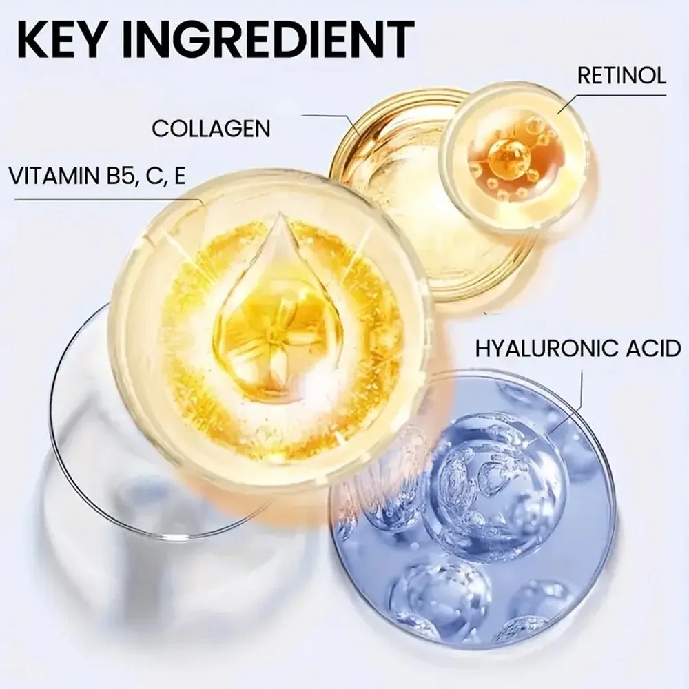 Retinol Face Cream & Essence - Anti-Aging, Whitening, Moisturizing, Smooth Brightening Skin Facial Cream, Travel Package