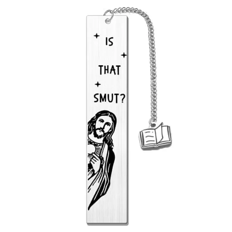 Stainless Steel Lettering Reading Enthusiasts Literary Bookmark