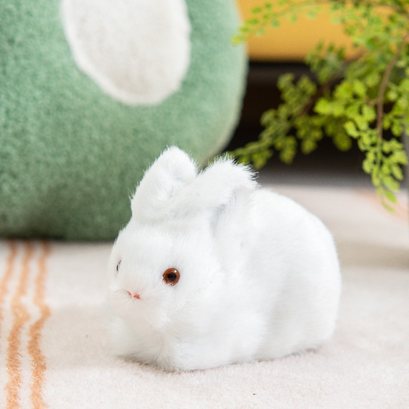 Simulation Model Toy Crafts Rabbit Decoration