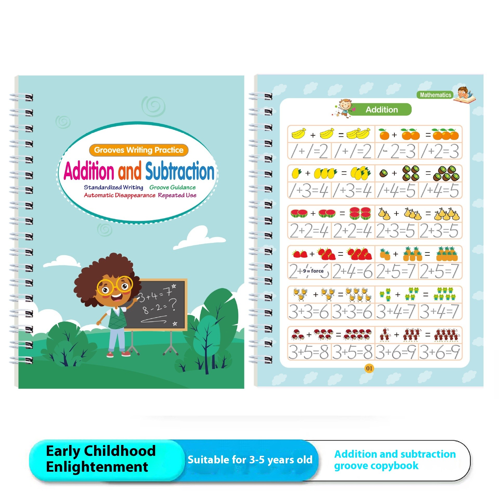 Full English Groove Copybook Children's Alphabet Digital Painting