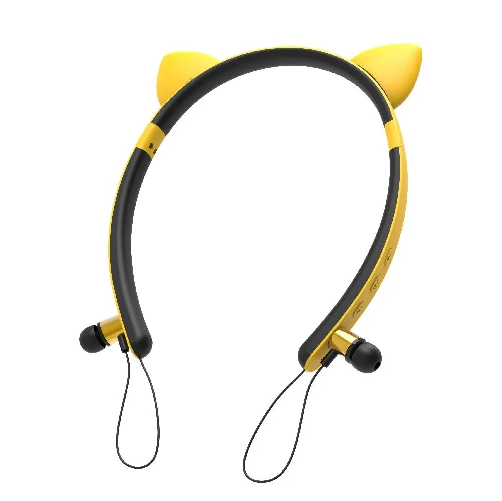 Cat ear bluetooth headset