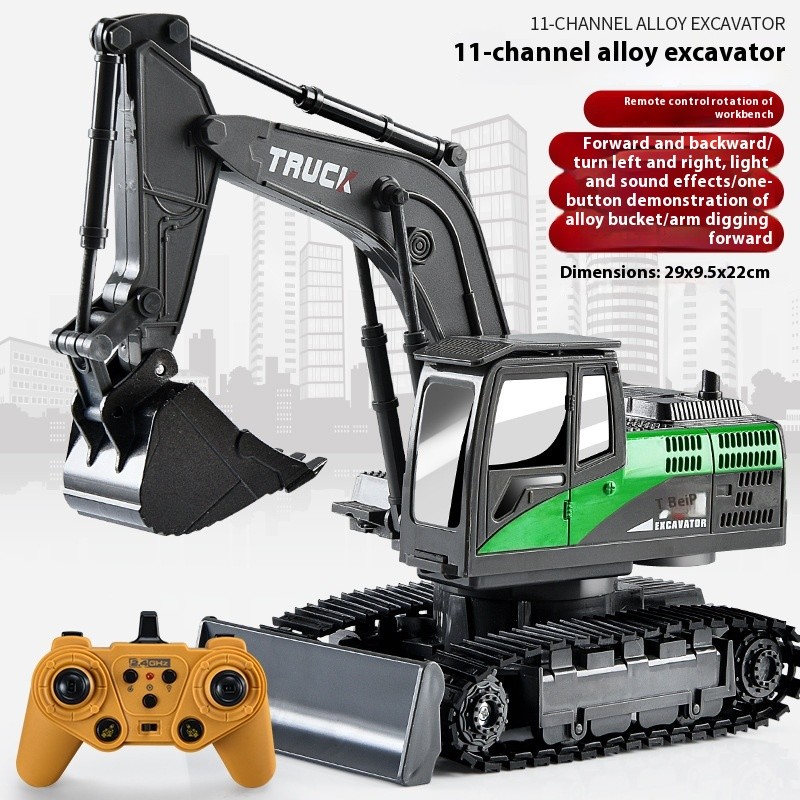 Children's Remote Control Car Alloy Excavator Car