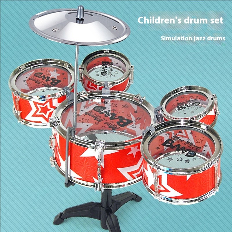 Children's Jazz Drum Kit 3-6 Years Old Toys