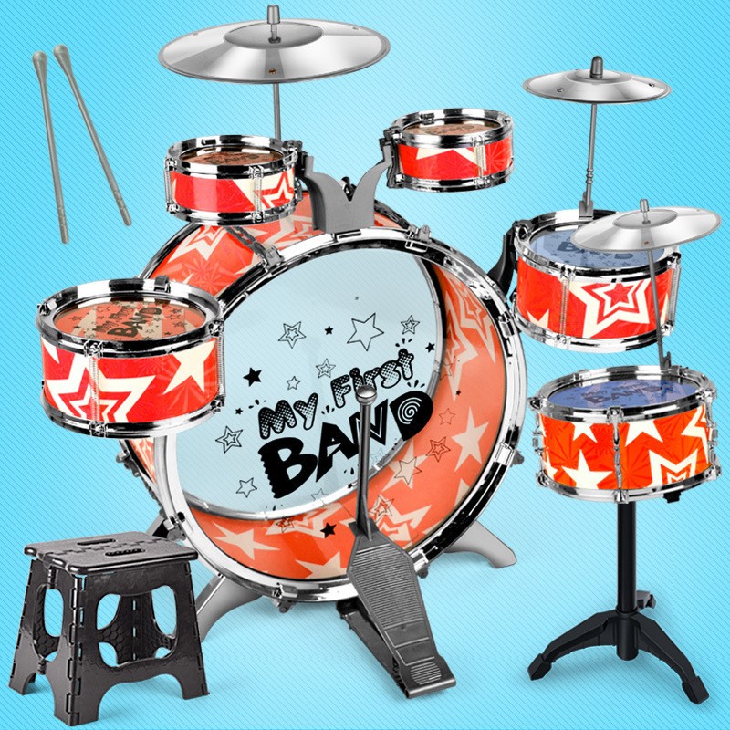 Children's Jazz Drum Kit 3-6 Years Old Toys