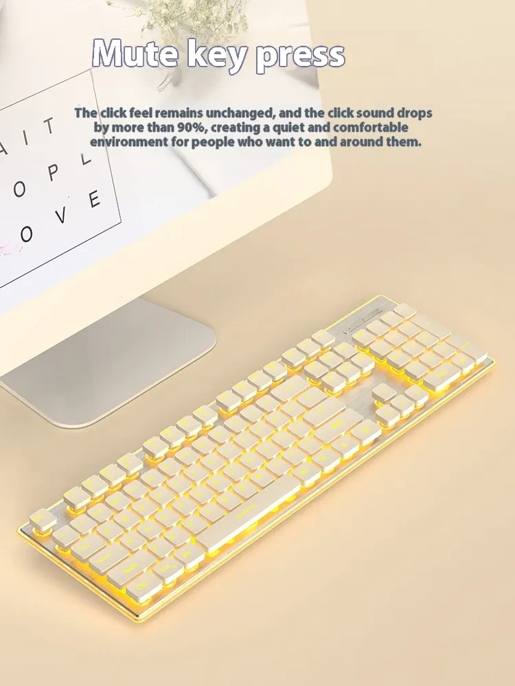 Good-looking Wireless Mute Bluetooth Keyboard