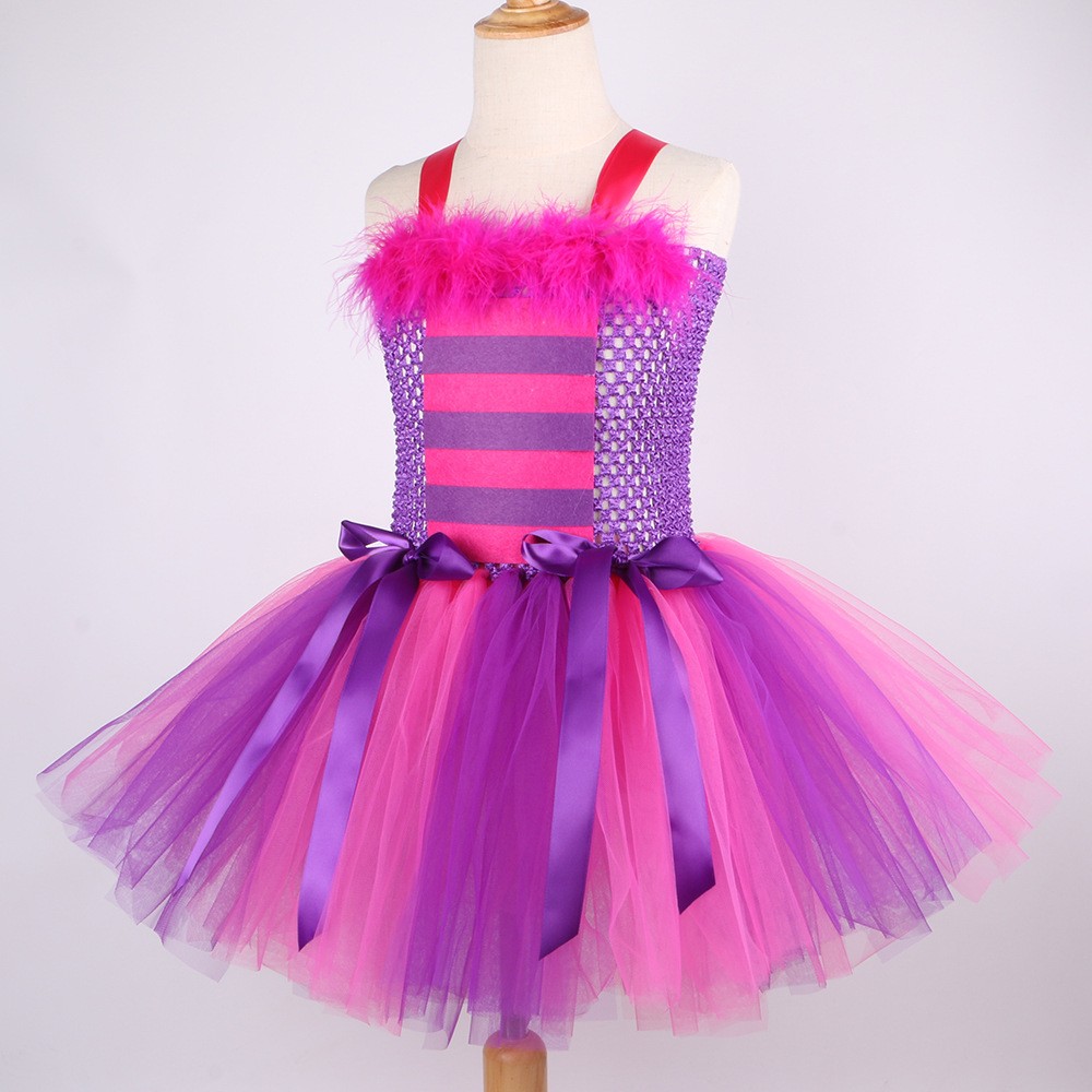 Wonderland Dress Children's Mesh Pettiskirt Girls Holiday Princess