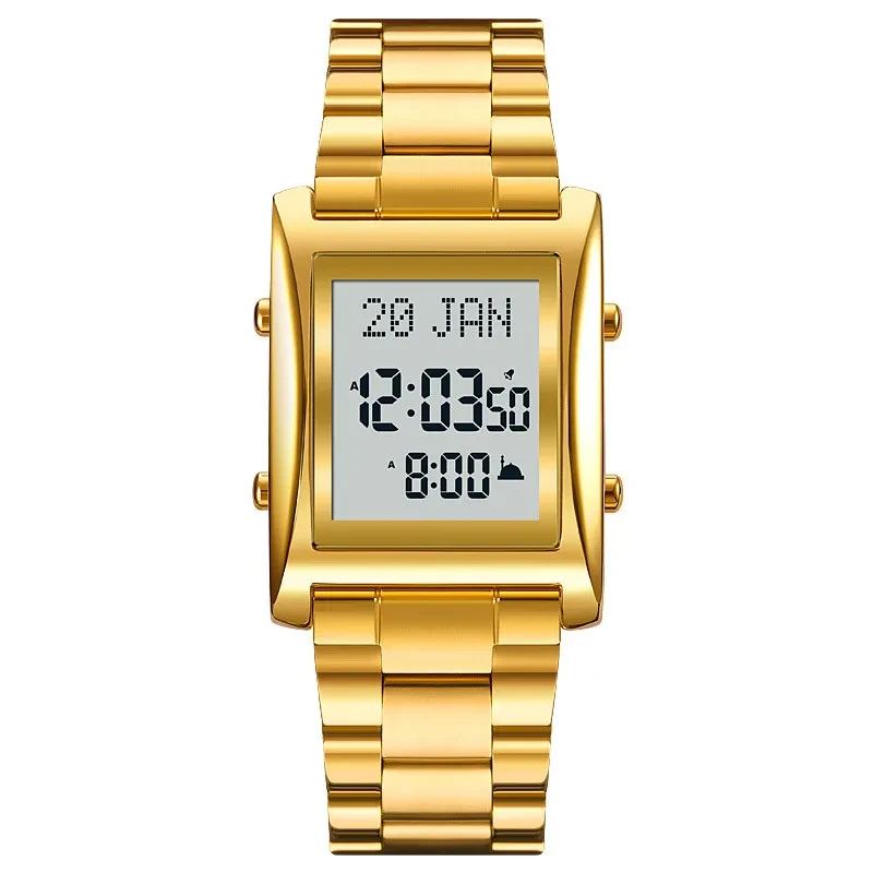 SKMEI 1815 Muslim Islamic Azan Prayer Watch Qibla Direction Multifunctional Digital Watches