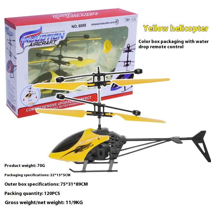 Induction Helicopter Remote Control Aircraft Children's Toy