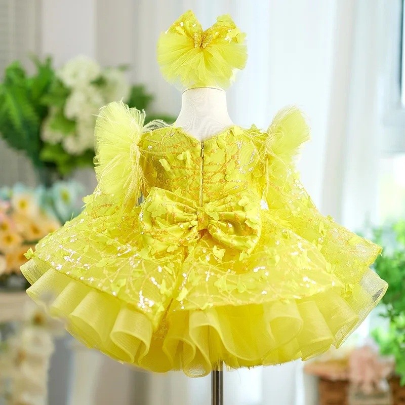 Light Luxury Short-sleeved Dress For Children