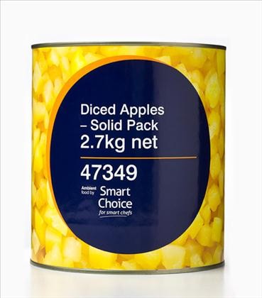 Apples Diced Solidpak