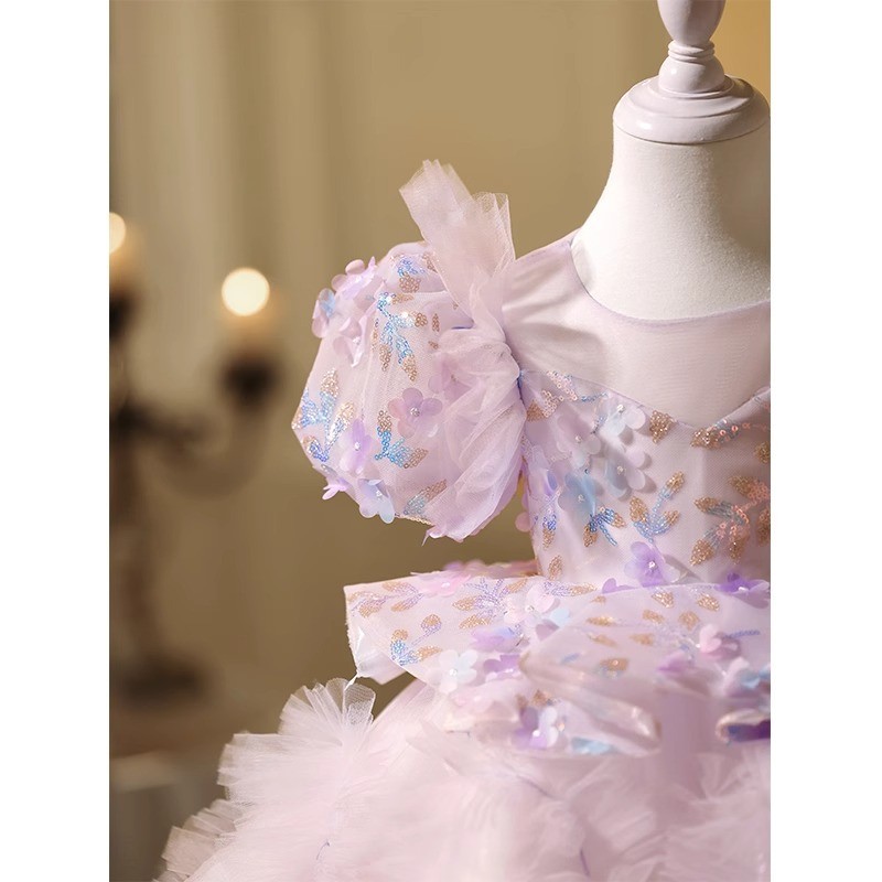 New Girls' Dress Birthday Puff Gauze Skirt Summer