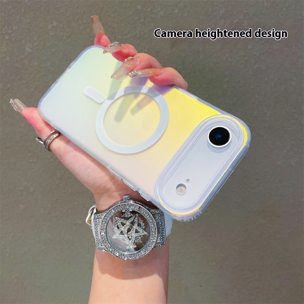 Simple Laser Gradient Frosted Phone Case