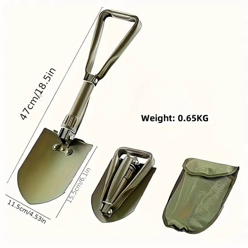 Stainless Steel Survival Folding Shovel