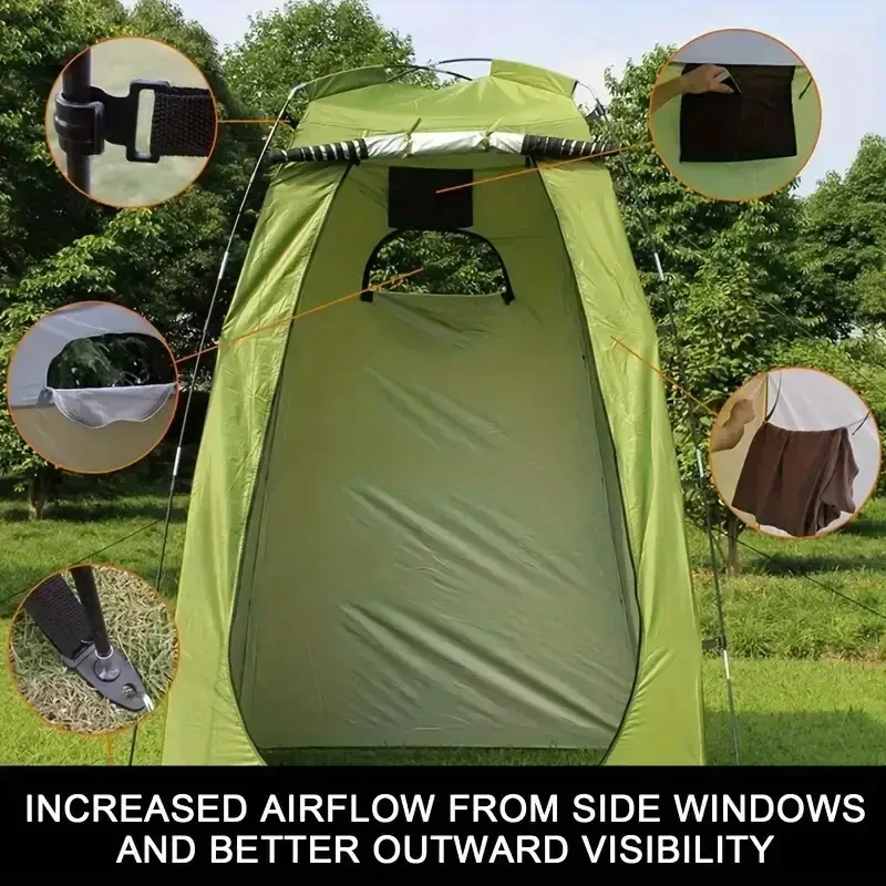 Outdoor Privacy Tent Set with Washroom