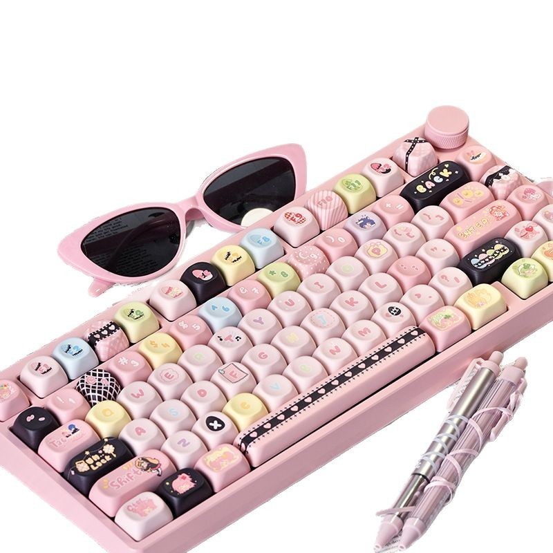Shugo Chara Key Cap MOA Highly Personalized Theme Five-sided Sublimation Customized PBT Mechanical Keyboard Keycaps Key Cap