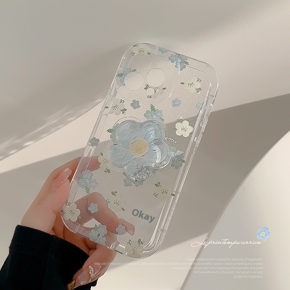 Floral Shell Suitable For Phone Case Holder