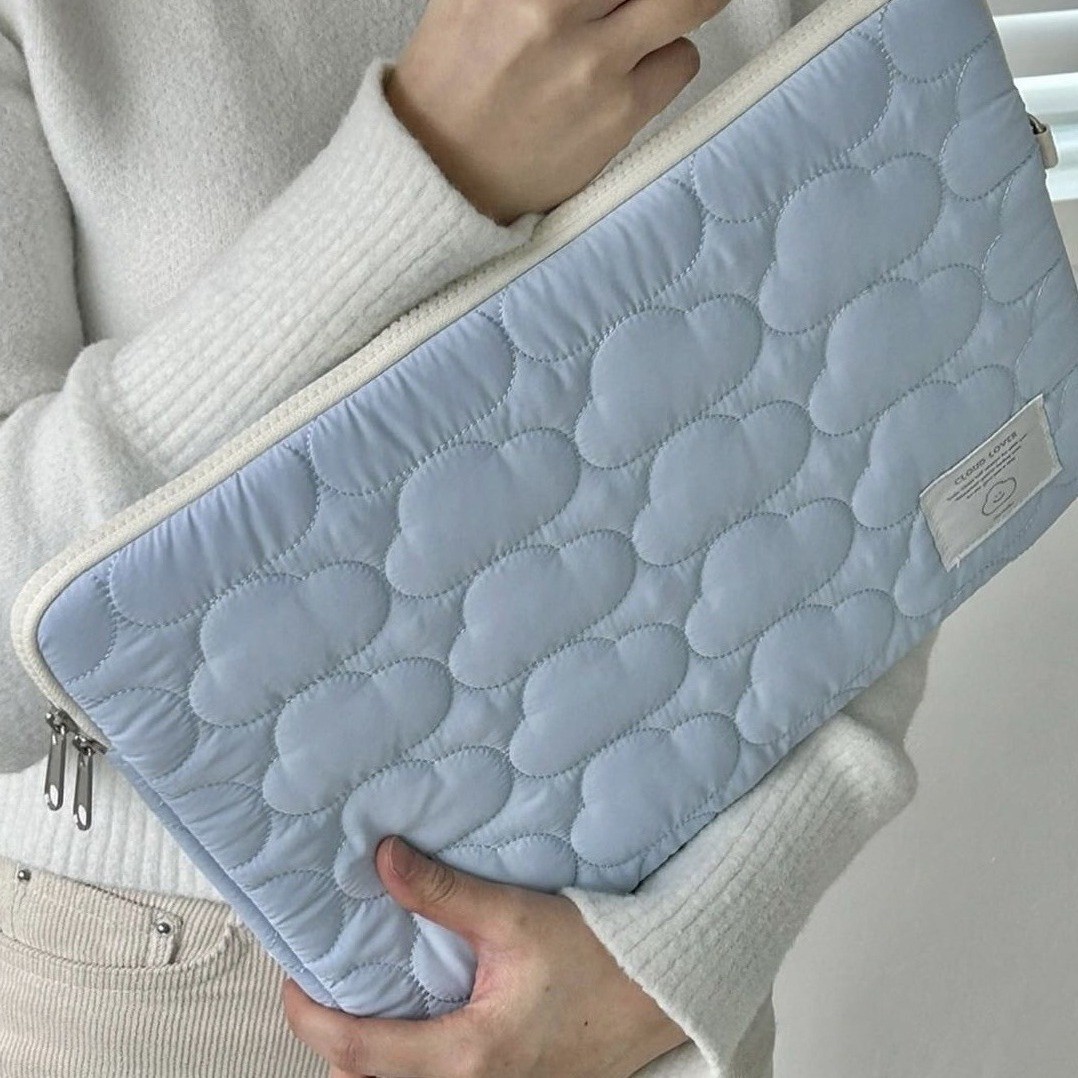 Notebook Storage Cute Cloud Embroidery Ipad Tablet PC Bag