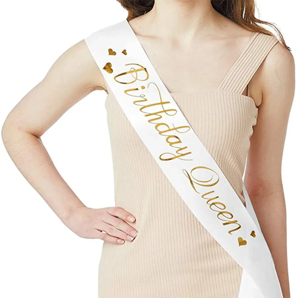 birthday sash