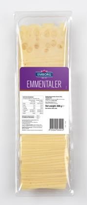 Cheese Slices Emmental Shingled