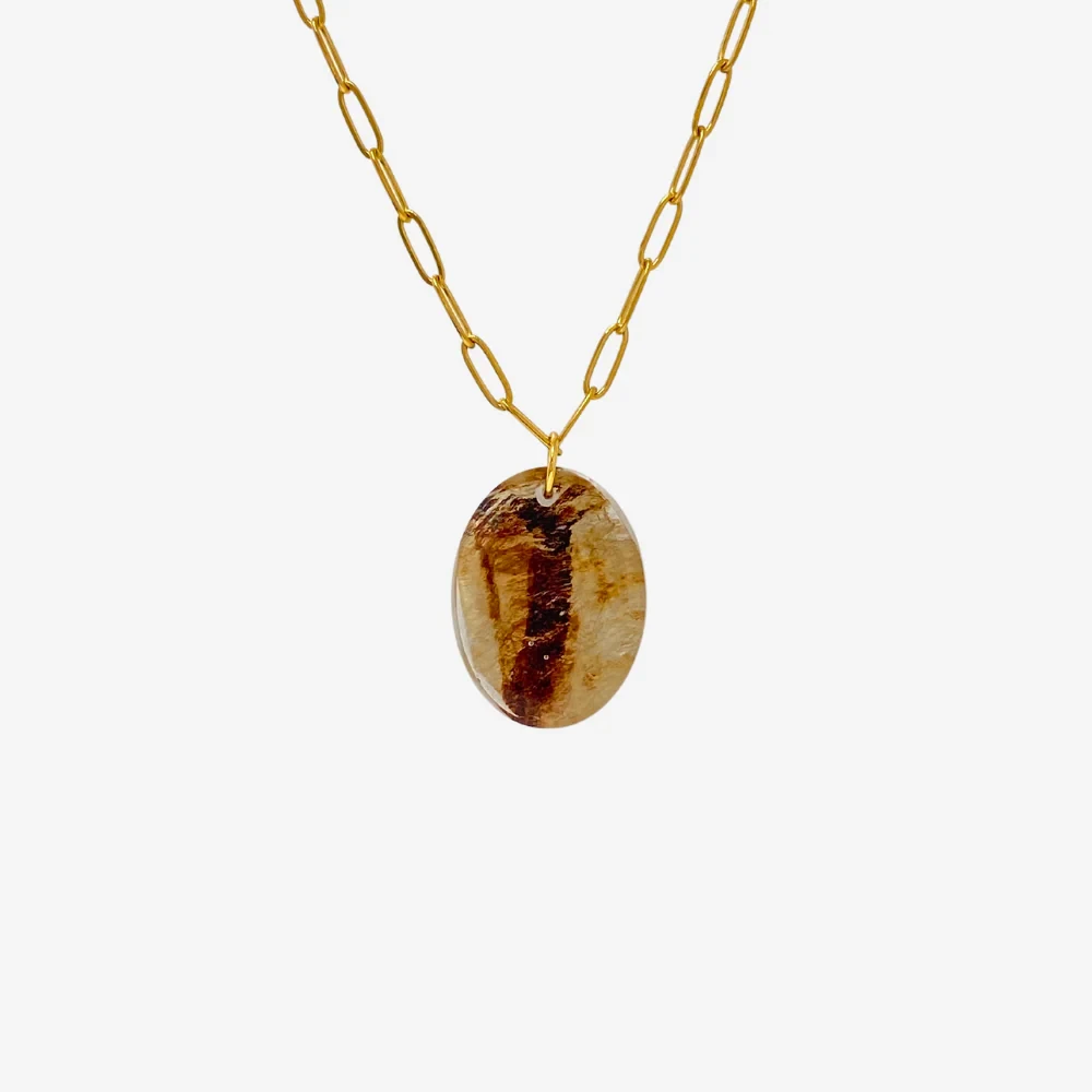 Necklace - Emeline - Oval