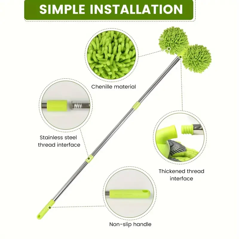 Ultrafine Fiber Durable Long Handle Car Wash Brush