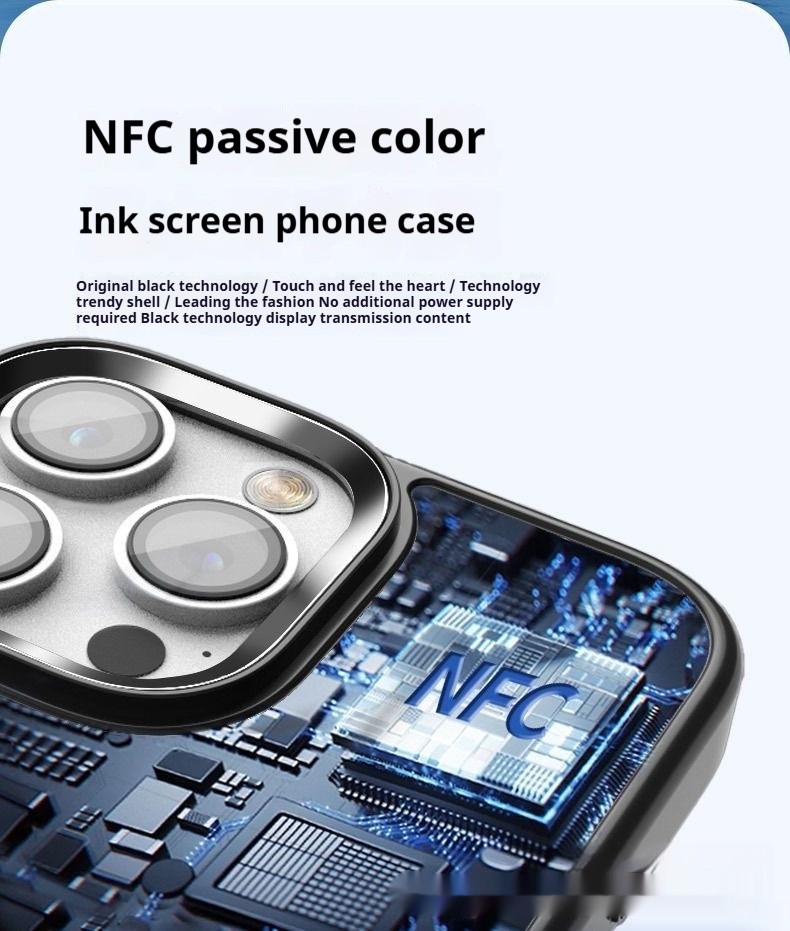Smart NFC Screen Projection Creative DIY Phone Case