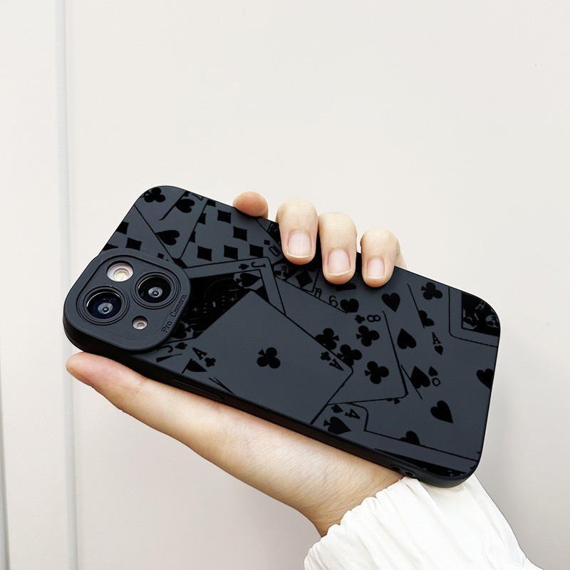 Playing Cards Suitable For Phone Case Pupil Silicone