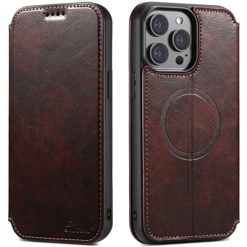 Phone Case Magnetic Wireless Charger Card Holster