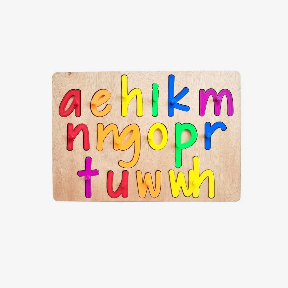 Puzzle - Te P Taka Mori - The Mori Alphabet - Brights