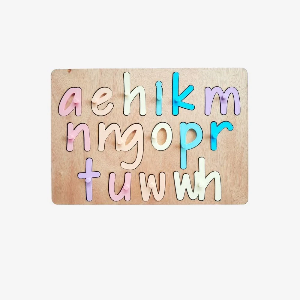 Puzzle - Te P Taka Mori - The Mori Alphabet - Pastels