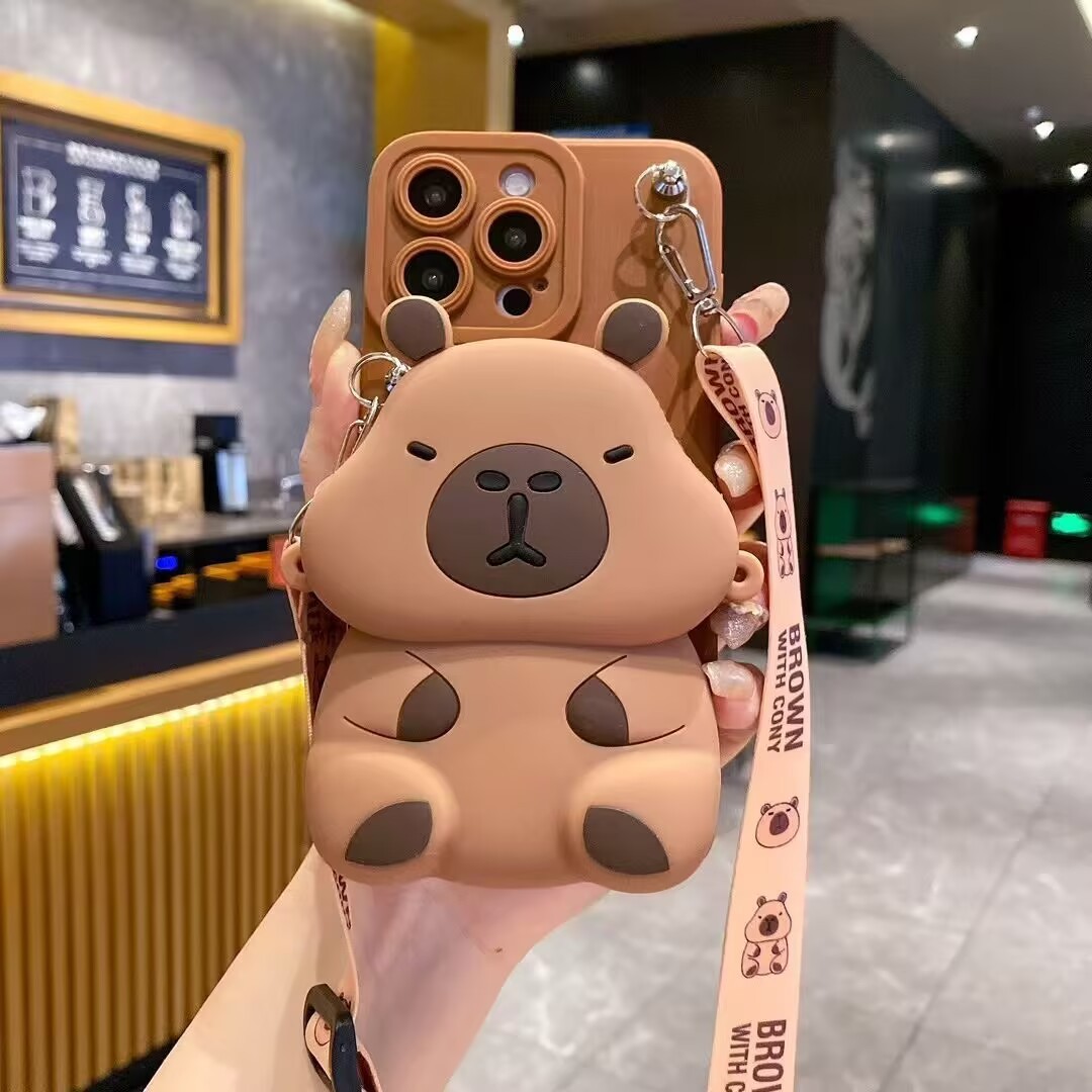 Fashion Personalized Capabala Coin Purse Phone Case