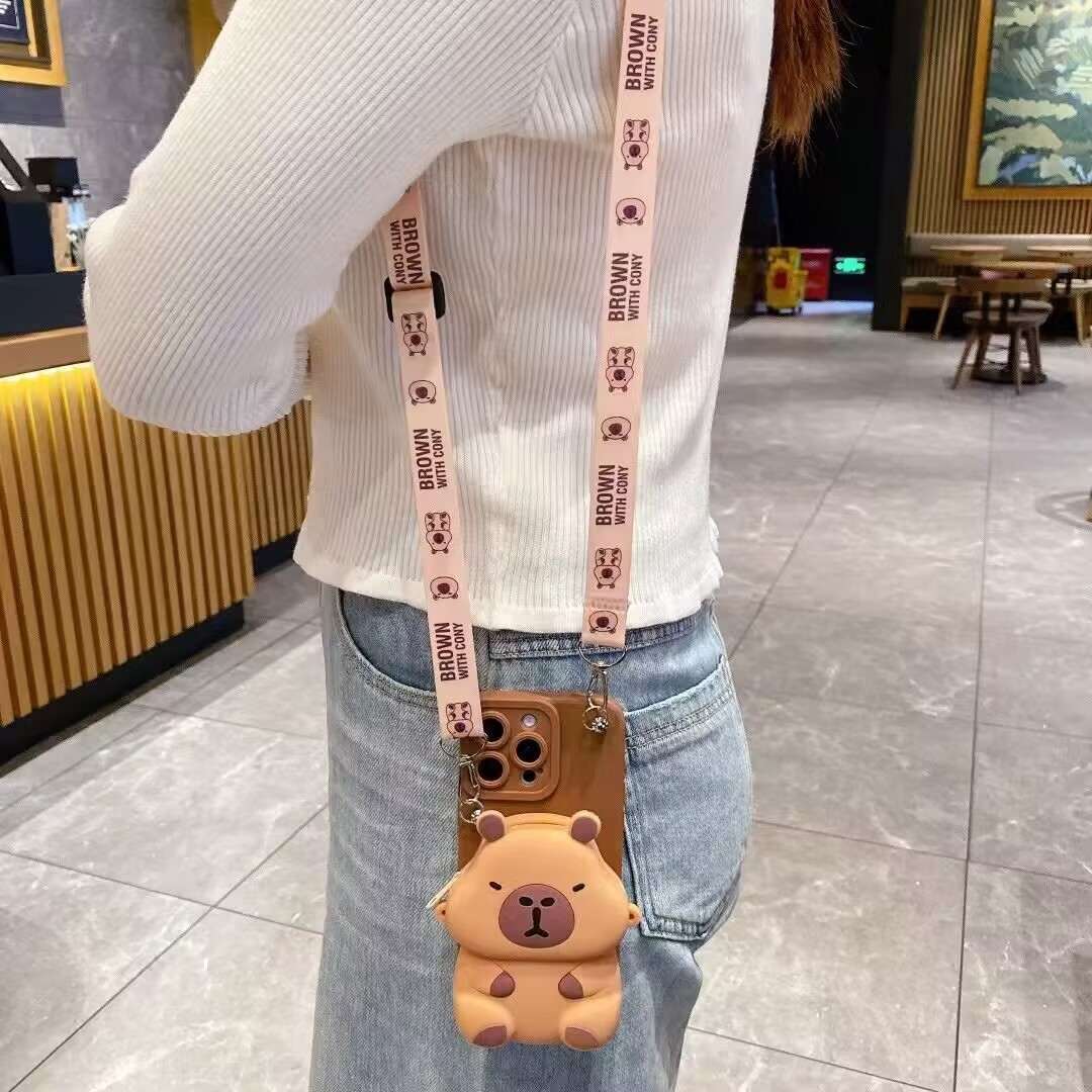 Fashion Personalized Capabala Coin Purse Phone Case