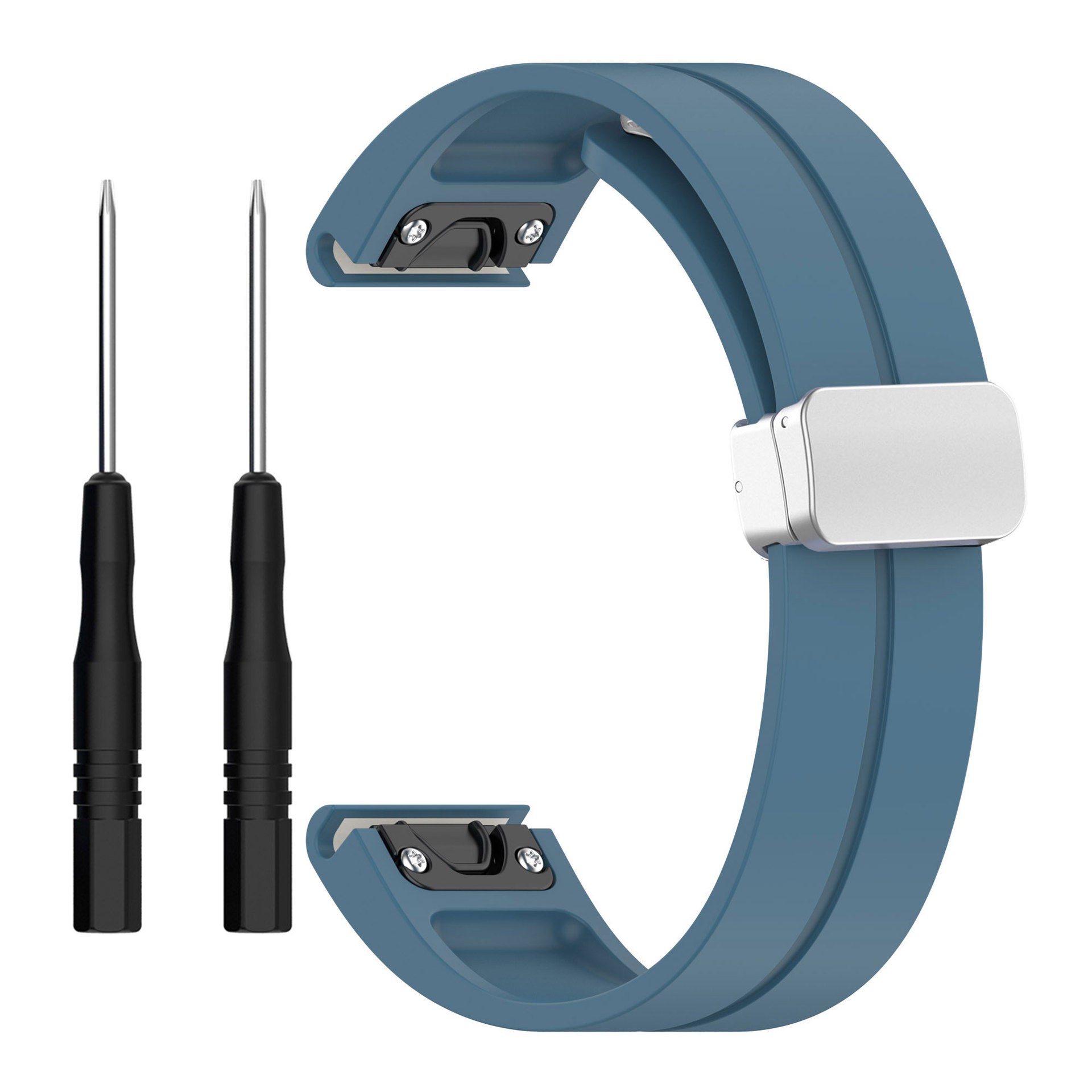 Quick Release Silicone Strap Magnetic Folding Buckle