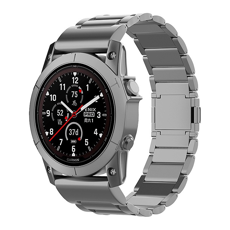 Magnetic Buckle Three-bead Pure Titanium Strap